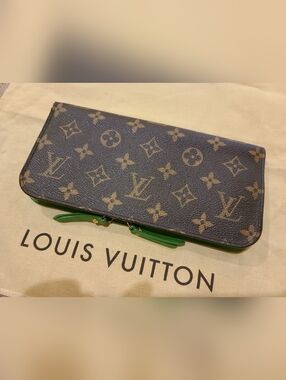 LV Louis Vuitton Insolite Long Wallet Monogram Canvas CA3078